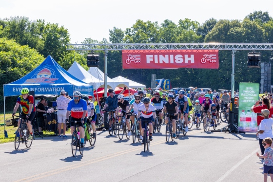 R. J. Corman Tour de Lex Starting Line