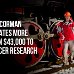 R. J. Corman donates $43000 to Cancer Research