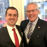 Rising Star Nick Edelen (left) with Noel Rush (right)